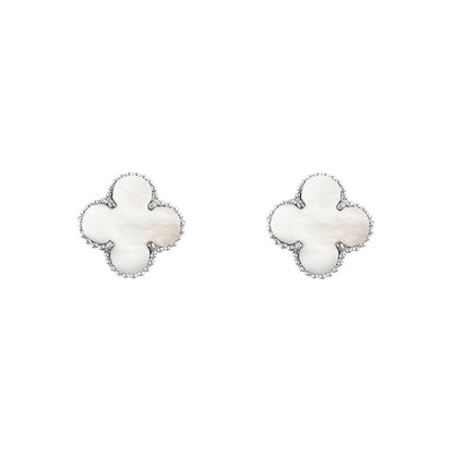 [Rani Jewelry]CLOVER SILVER 15MM EARRINGS COLLECTION