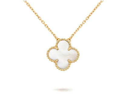 [Rani Jewelry]CLOVER 15MM SINGLE FLOWER NECKLACE COLLECTION