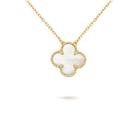 [Rani Jewelry]CLOVER 15MM SINGLE FLOWER NECKLACE COLLECTION