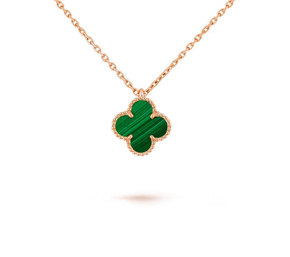 [Rani Jewelry]CLOVER MINI 9.5MM CARNELIANS NECKLACE COLLECTION
