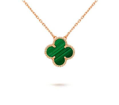 [Rani Jewelry]CLOVER 15MM SINGLE FLOWER NECKLACE COLLECTION