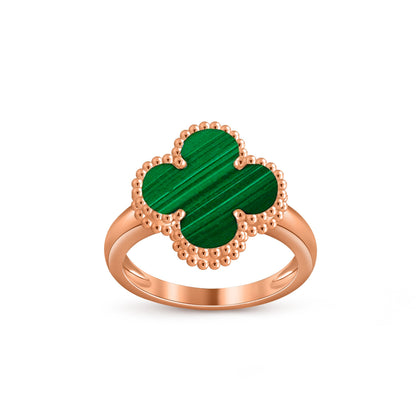 [Rani Jewelry]CLOVER RING ROSE GOLD COLLECTION