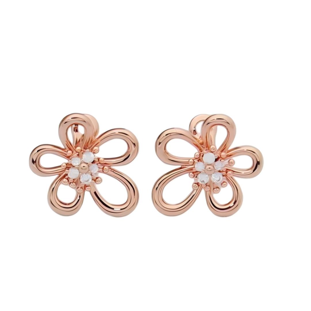 [Rani Jewelry] FLOWERLACE EARRING 5 DIAMONDS