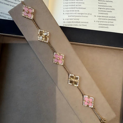 [Rani Jewelry JEWELRY] OPERA 5 MOTIFS TULLE ENAMEL BRACELET