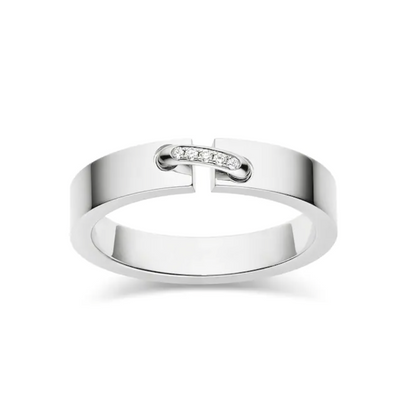 [Rani Jewelry]ALLIANCE LIENS VIDENCE DIAMOND 4MM RING