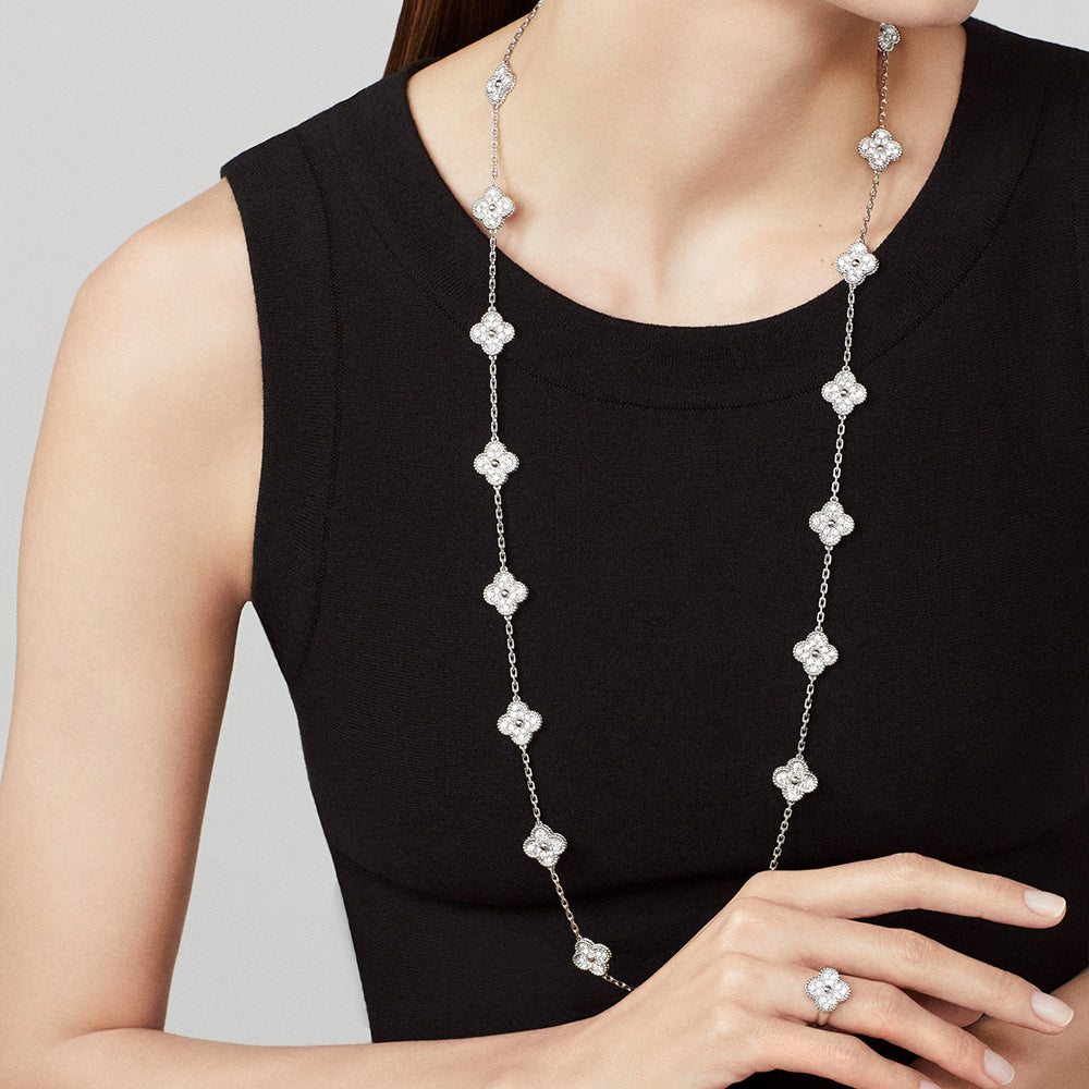 [Rani Jewelry]CLOVER 20 MOTIFS  LASER SILVER