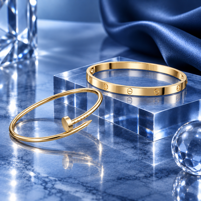 [Rani Jewelry] LOVE & JUSTE Classic Bracelet Stack Set