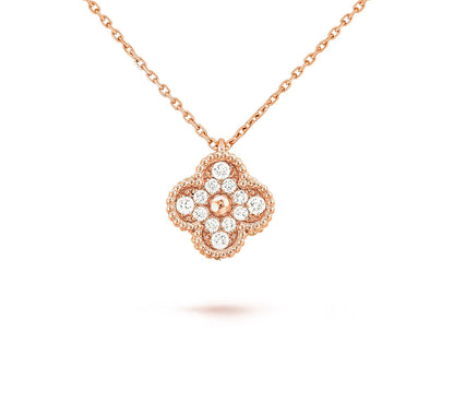 [Rani Jewelry]CLOVER MINI 9.5MM CARNELIANS NECKLACE COLLECTION