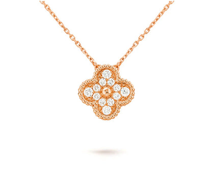 [Rani Jewelry]CLOVER 15MM SINGLE FLOWER NECKLACE COLLECTION
