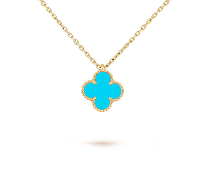 [Rani Jewelry]CLOVER MINI 9.5MM CARNELIANS NECKLACE COLLECTION
