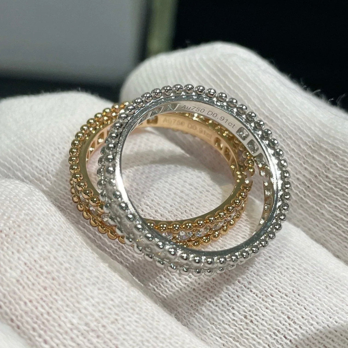 [Rani Jewelry]PERLEE DIAMOND SILVER RING