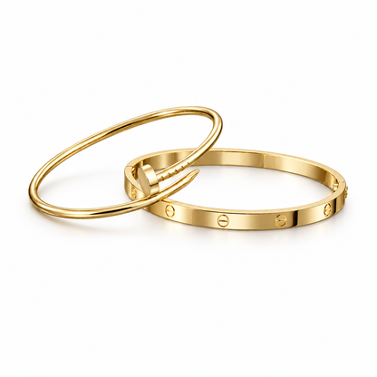 [Rani Jewelry] LOVE & JUSTE Classic Bracelet Stack Set