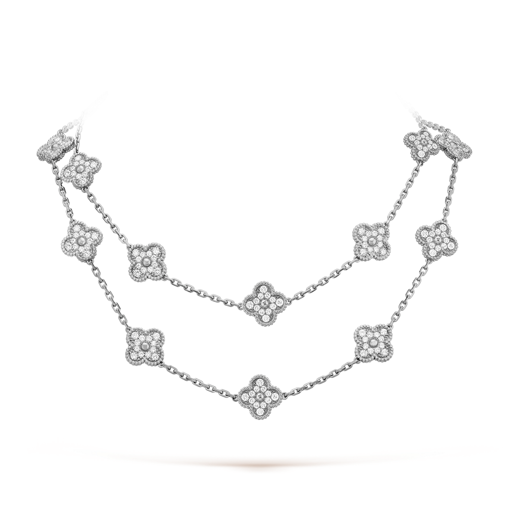 [Rani Jewelry]CLOVER 20 MOTIFS DIAMOND SILVER