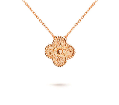 [Rani Jewelry]CLOVER 15MM SINGLE FLOWER NECKLACE COLLECTION