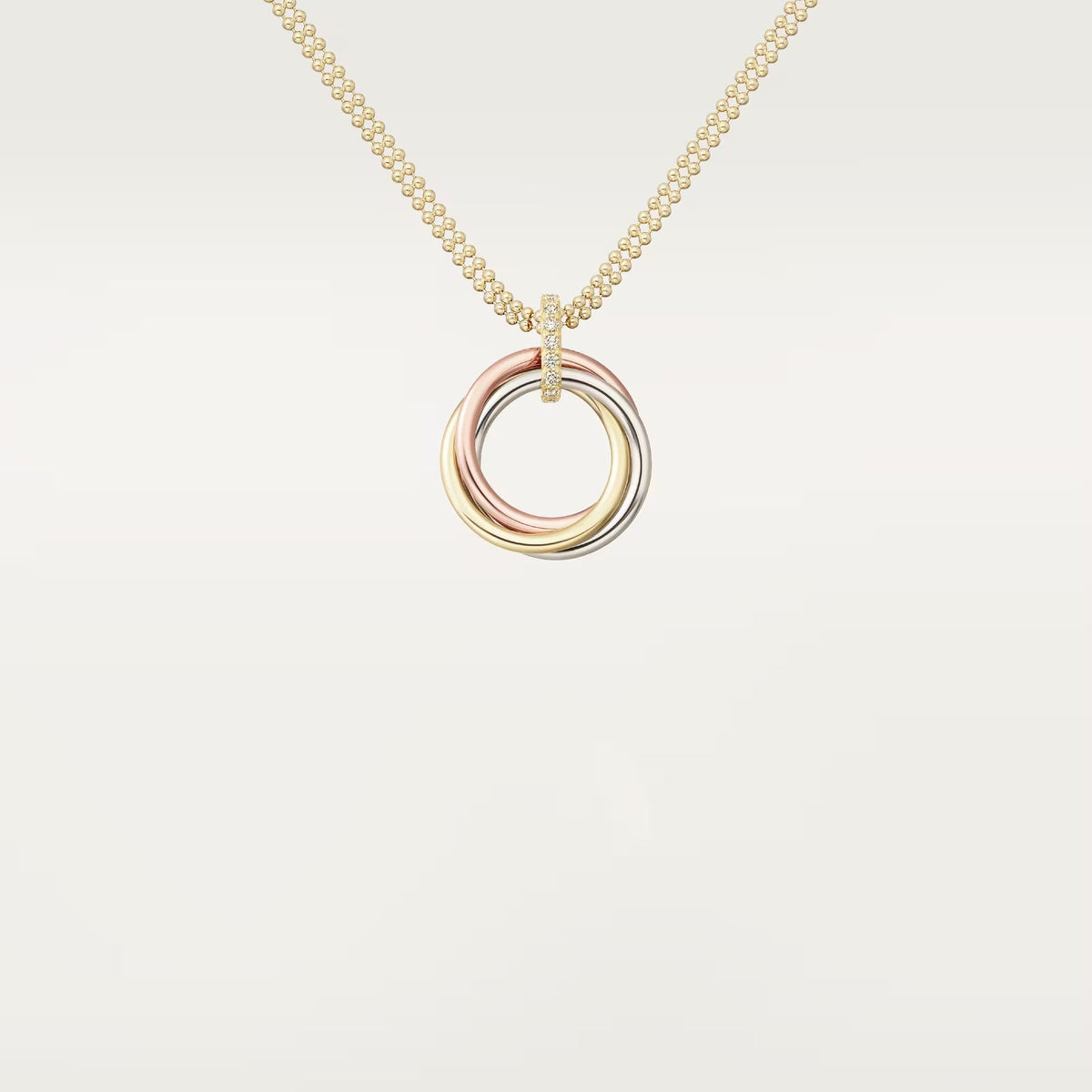 [Rani Jewelry] TRINITY MEDIUM  DIAMONDS NECKLACE