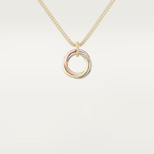[Rani Jewelry] TRINITY MEDIUM  DIAMONDS NECKLACE