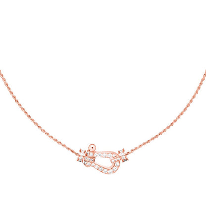 [Rani Jewelry]FORCE 10 PINK GOLD DIAMOND NECKLACE