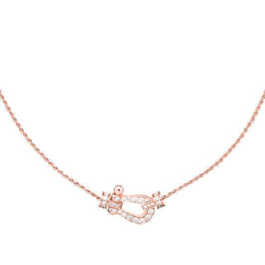 [Rani Jewelry]FORCE 10 PINK GOLD DIAMOND NECKLACE