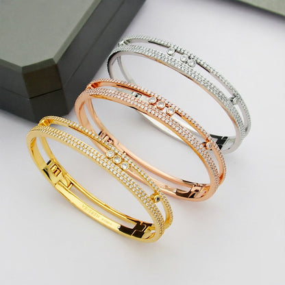 [Rani Jewelry]Move Romane pavé bangle