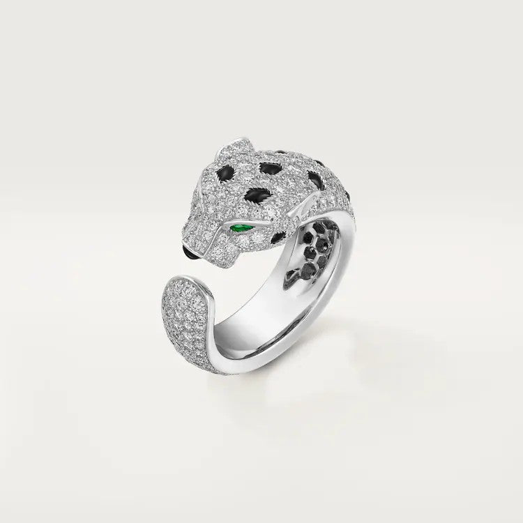 [Rani Jewelry] PANTHERE SPOTTED FULL DIAMOND MEDIUM RING