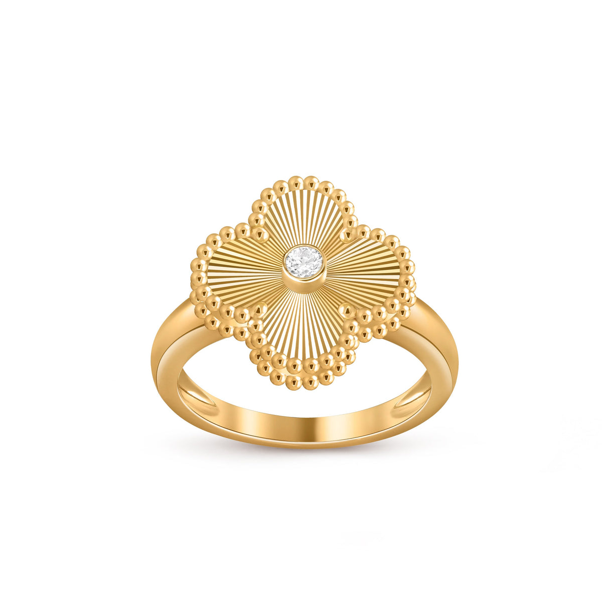 [Rani Jewelry]CLOVER DIAMOND RING GOLD COLLECTION
