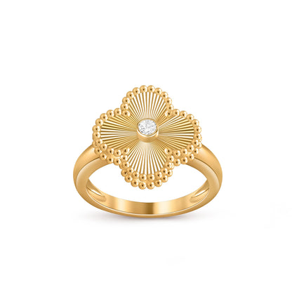 [Rani Jewelry]CLOVER DIAMOND RING GOLD COLLECTION