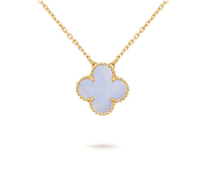 [Rani Jewelry]CLOVER 15MM SINGLE FLOWER NECKLACE COLLECTION