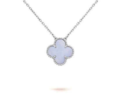 [Rani Jewelry]CLOVER 15MM NECKLACE SILVER COLLECTION