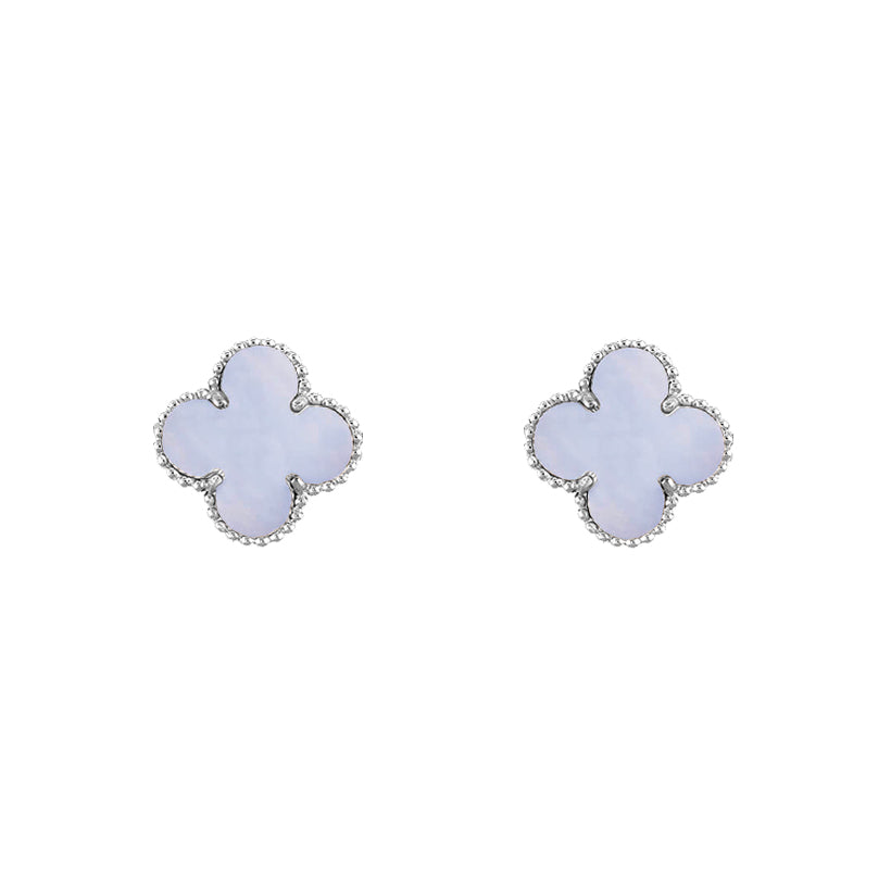 [Rani Jewelry]CLOVER SILVER 15MM EARRINGS COLLECTION