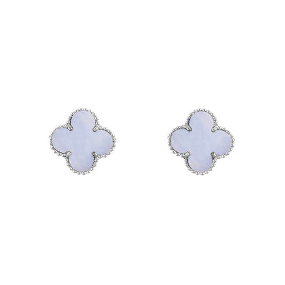 [Rani Jewelry]CLOVER SILVER 15MM EARRINGS COLLECTION