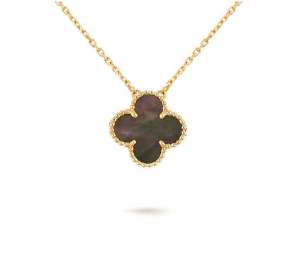 [Rani Jewelry]CLOVER 15MM SINGLE FLOWER NECKLACE COLLECTION