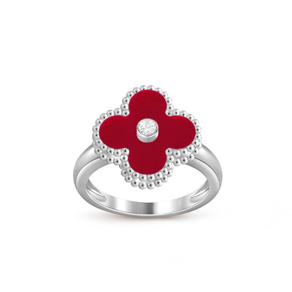 [Rani Jewelry]CLOVER SILVER DIOMND RING COLLECTION