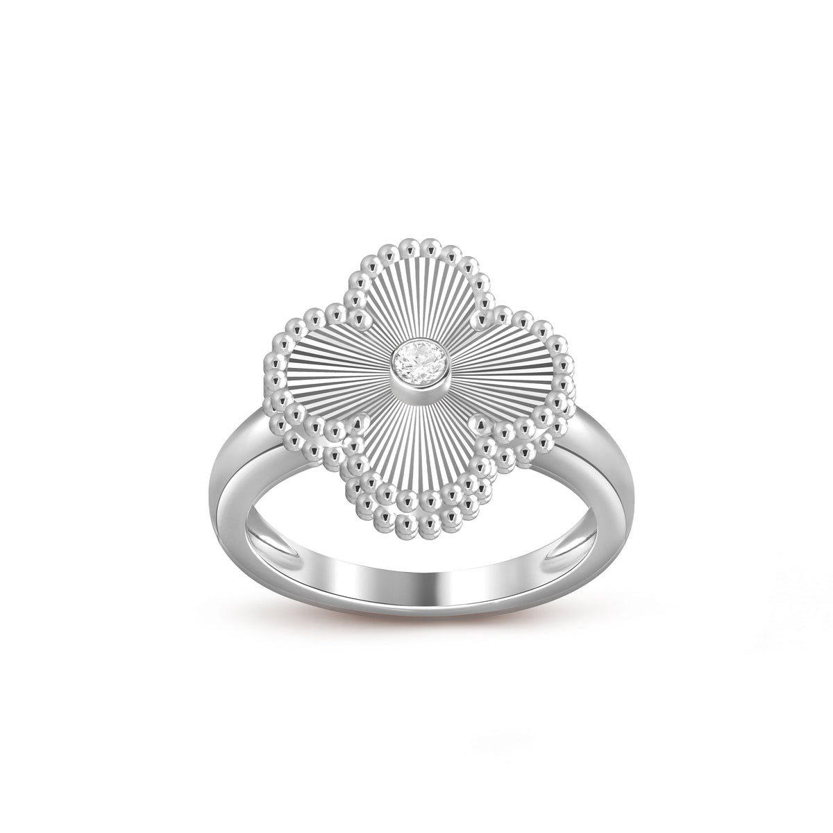 [Rani Jewelry]CLOVER SILVER DIOMND RING COLLECTION