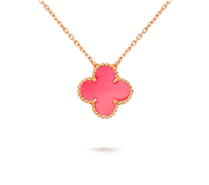 [Rani Jewelry]CLOVER 15MM SINGLE FLOWER NECKLACE COLLECTION