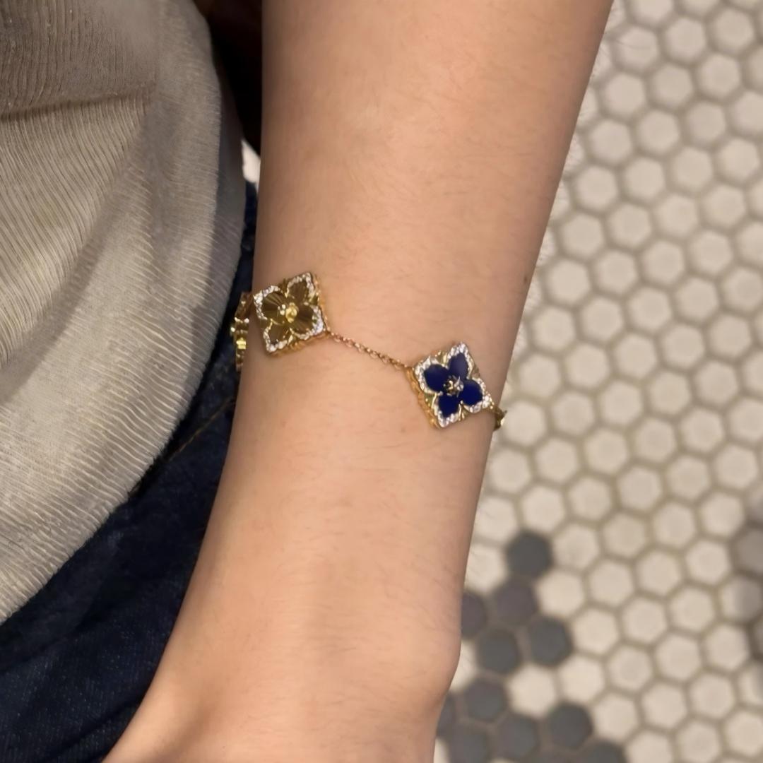 [Rani Jewelry JEWELRY] OPERA 5 MOTIFS TULLE ENAMEL BRACELET