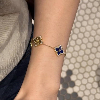 [Rani Jewelry JEWELRY] OPERA 5 MOTIFS TULLE ENAMEL BRACELET