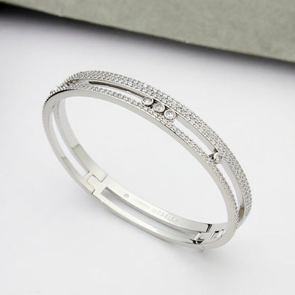 [Rani Jewelry]Move Romane pavé bangle