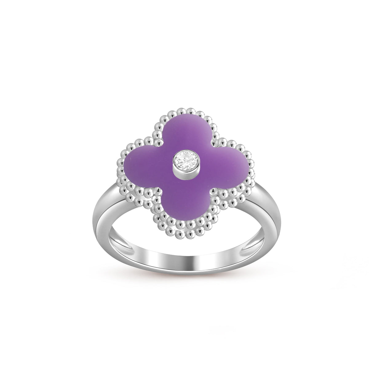 [Rani Jewelry]CLOVER SILVER DIOMND RING COLLECTION