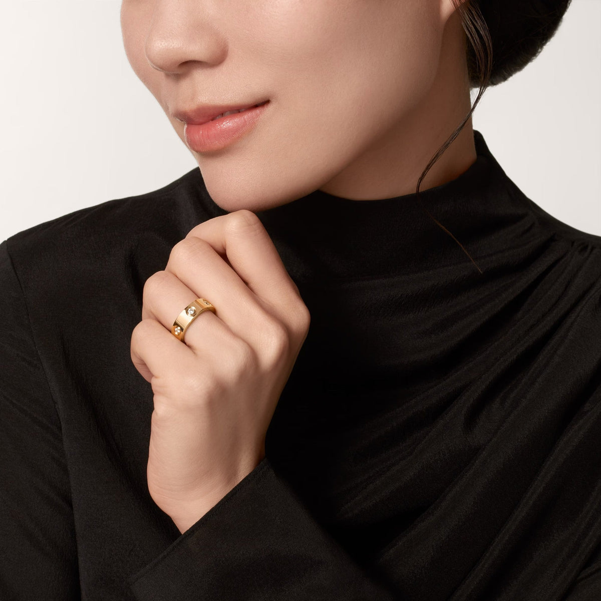 [Rani Jewelry] LOVE 5.5MM 6 DIAMOND RING