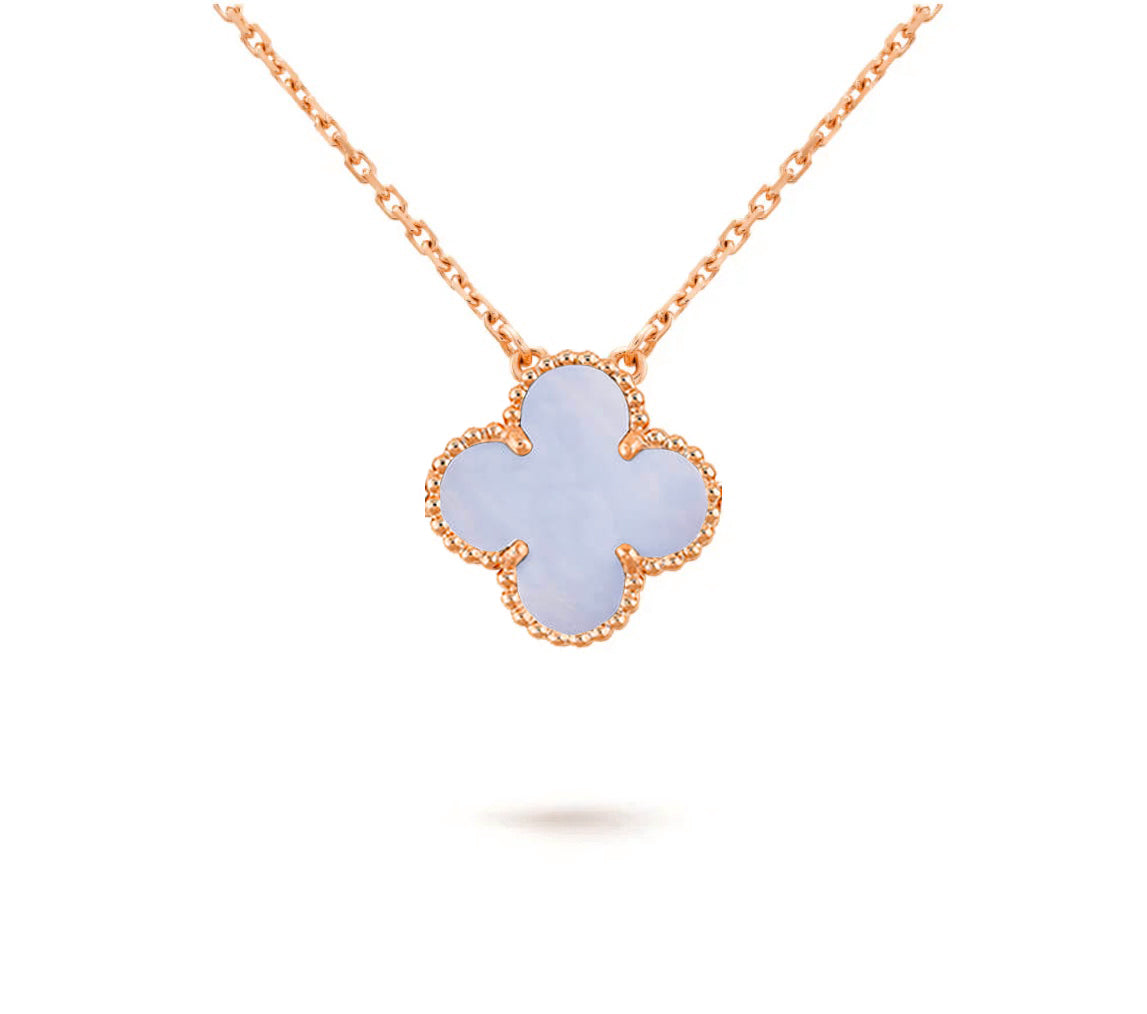[Rani Jewelry]CLOVER 15MM SINGLE FLOWER NECKLACE COLLECTION
