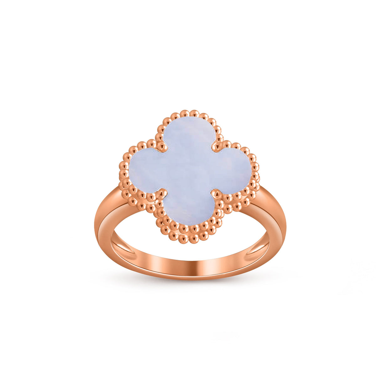 [Rani Jewelry]CLOVER RING ROSE GOLD COLLECTION