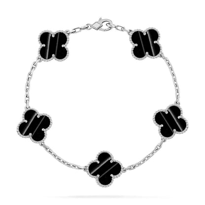 [Rani Jewelry] CLOVER 5 MOTIF PULSAR STONE BRACELET COLLECTION