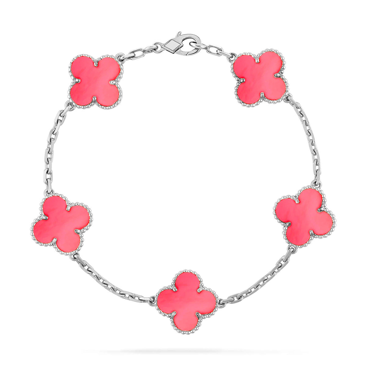 [Rani Jewelry] CLOVER 5 MOTIFS  PINK MOP BRACELET COLLECTION