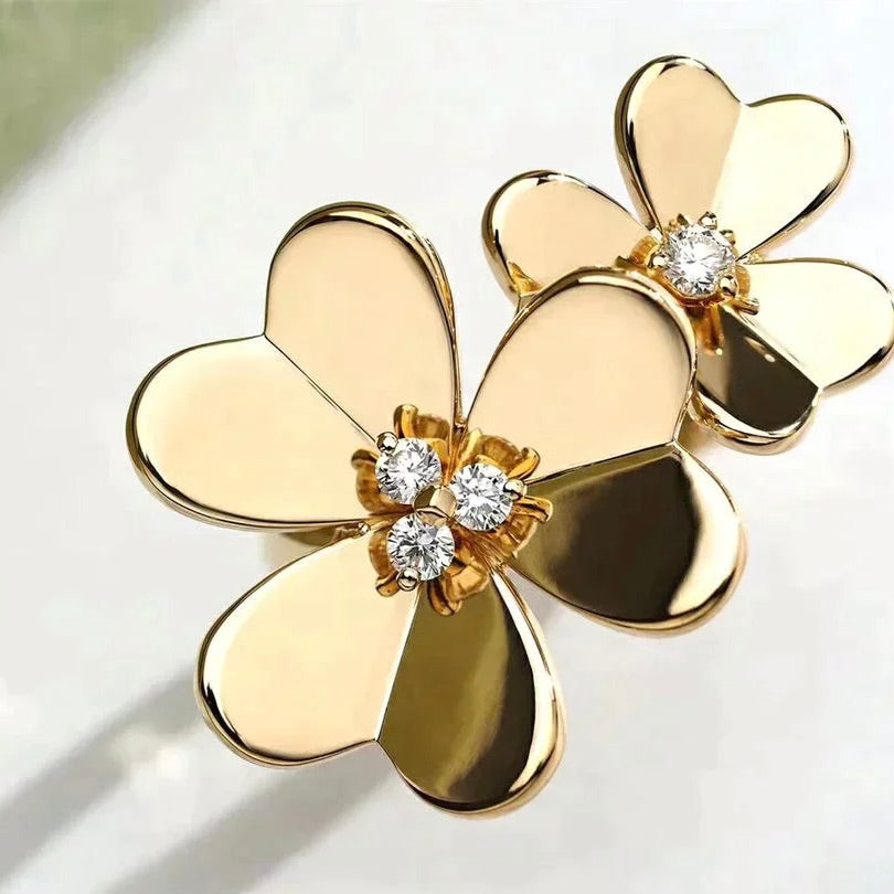 [Rani Jewelry]CLOVER COMOS GOLD DIAMOND RING