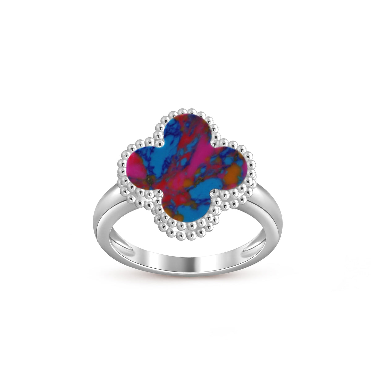 [Rani Jewelry]CLOVER SILVER RING COLLECTION