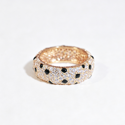 [Rani Jewelry] PANTHERE SPOTTED FULL DIAMOND RING
