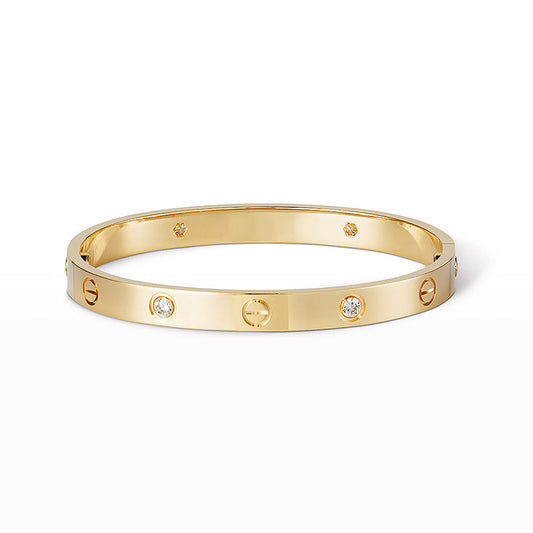 [Rani Jewelry] LOVE BRACELET 6.1MM 4 DIAMONDS