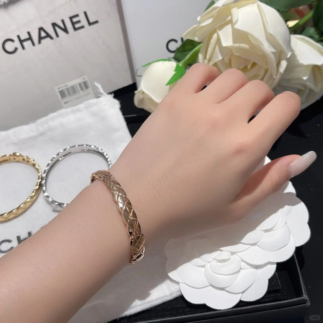 [Rani Jewelry]KOKO CRUSH HALF DIAMONDS GLOD SILVER ROSE GOLD