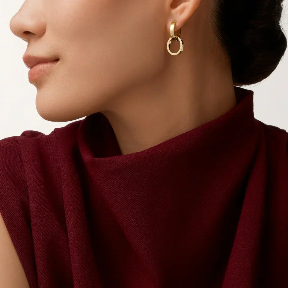 [Rani Jewelry] LOVE 3.3MM DANGLE EARRINGS