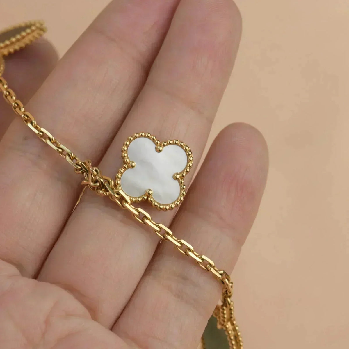 [Rani Jewelry]LUCKY SPRING 5 MOTIF GOLD BRACELET
